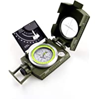 AOFAR AF-4074 Brújula Militar Visionado de Lentes Multifuncional- Fluorescente- Impermeable y a Prueba de Sacudidas con…